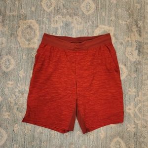 Lululemon T.H.E Shorts Men's Medium 9" No Liner - Heathered Red